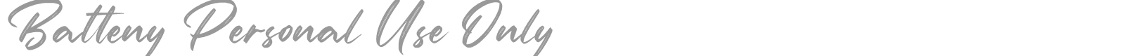 Batteny font preview